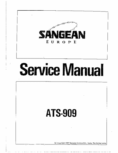 Sangean ATS 909 world receiver